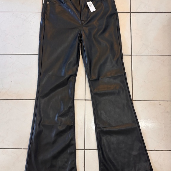 Gap faux leather flare pants - NWT - Picture 3 of 5